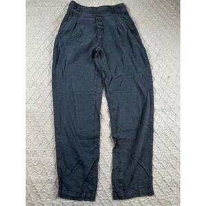 American Eagle By Payless High-Waist Button-Front Pleated Trousers, size 2